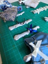 Image 9 of 🎀 ANGEL CAPSULE 🎀 UNIQUE PIECE 🎀 HANDMADE MINI CLAIRE'S LOOK NAIL SET