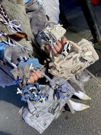 Image 1 of 🎀 ANGEL CAPSULE 🎀 UNIQUE PIECE 🎀 HANDMADE MINI CLAIRE'S LOOK NAIL SET