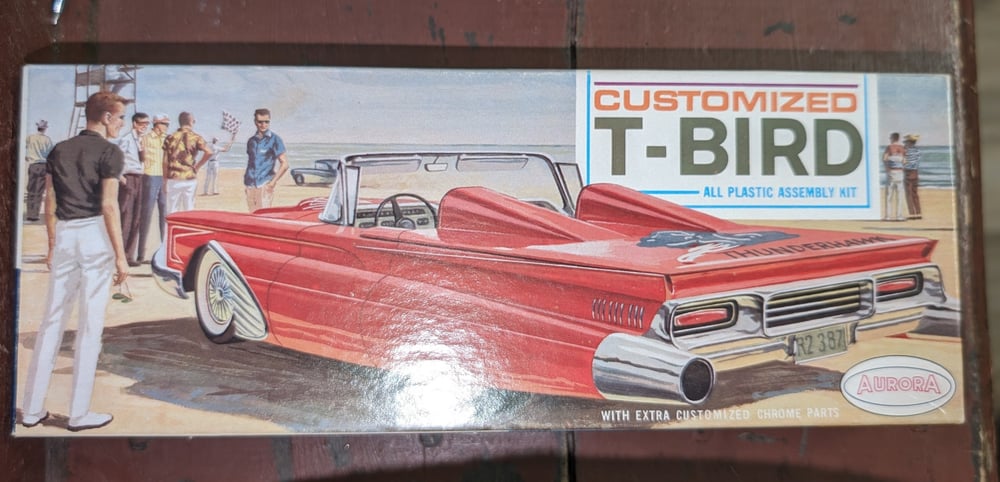 1963 Customized all plastic T- Bird Model