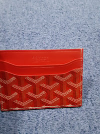 Image 4 of Goyard Card Holder Red