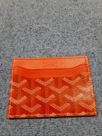 Image 3 of Goyard Card Holder Red