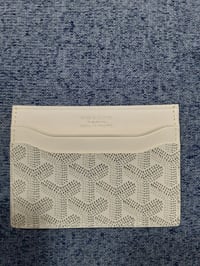 Image 1 of Goyard Card Holder Cream/White