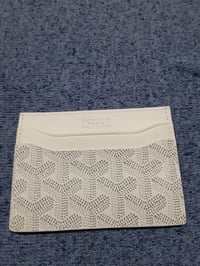 Image 3 of Goyard Card Holder Cream/White