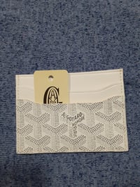 Image 4 of Goyard Card Holder Cream/White