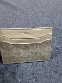 Image 5 of Goyard Card Holder Cream/White