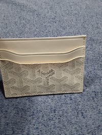 Image 7 of Goyard Card Holder Cream/White