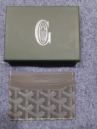 Image 2 of Goyard Card Holder Grey