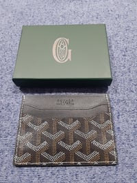 Image 2 of Goyard Card Holder Black