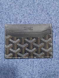 Image 1 of Goyard Card Holder Black