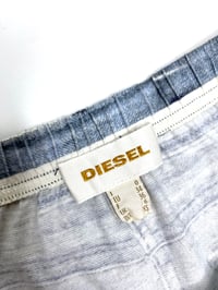 Image 7 of 🎀 ANGEL CAPSULE 🎀 DIESEL VINTAGE TROMPE L'OEIL DENIM PRINT MICRO SHORTY