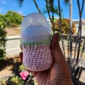 Pink Strawberry Baby Bottle Cover