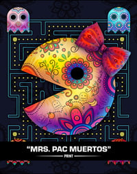 Image 1 of Mrs. Pac Muertos (SUGAR SIN) - Print