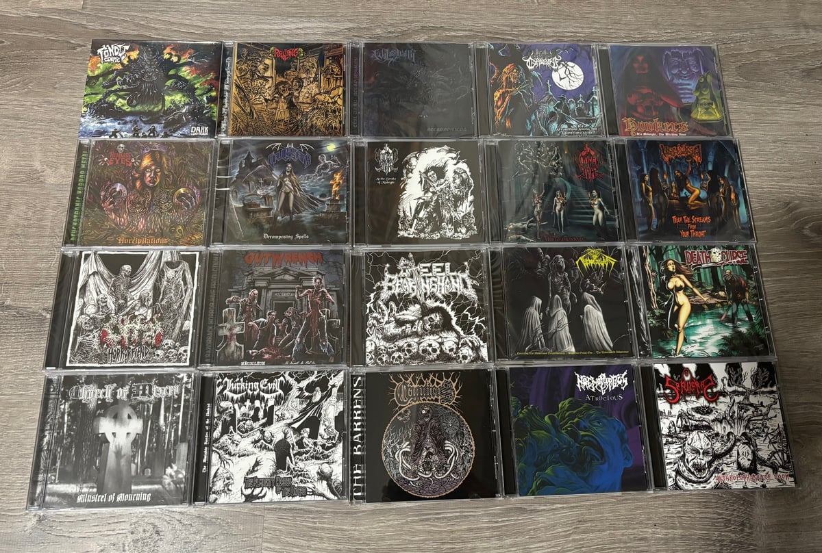 Evilspeak Magazine — 20 DEATH METAL CDS FOR 50 BUCKS SPECIAL (USA only)