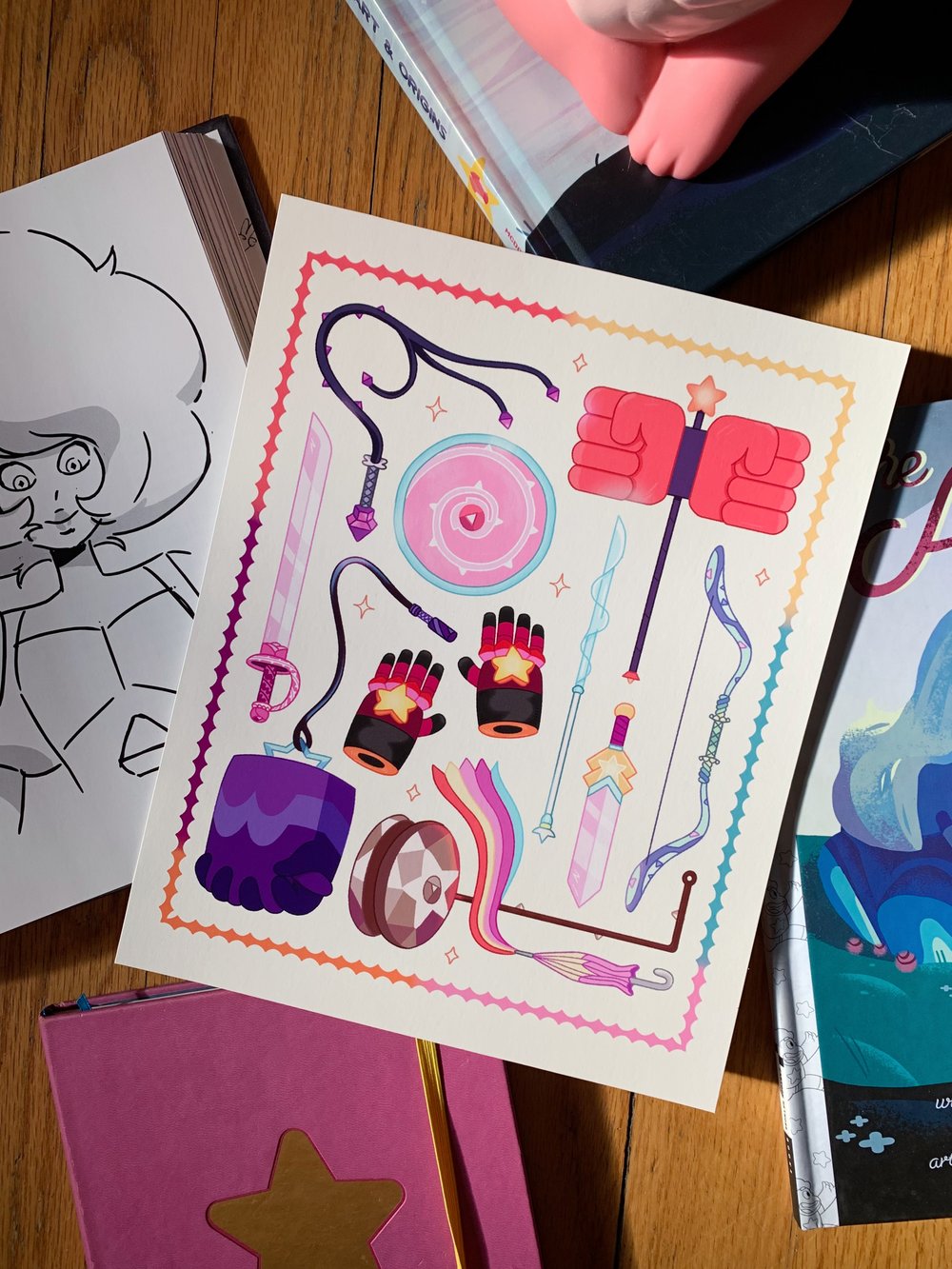 Image of Steven Universe Weapons Print