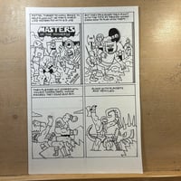 THE HE-MAN EFFECT original art: Masters of the Universe Mini-Comics Art