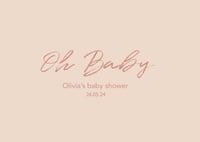 Olivia's baby shower 