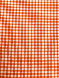 Image 2 of Loneta/Vichy - Doble Cara - Cuadro Pequeño - NARANJA - 8€/m