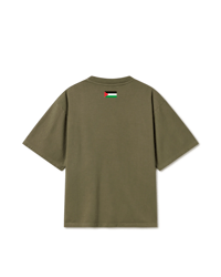 Image 2 of onryō x wotl - Olive T-Shirt - For Palestine