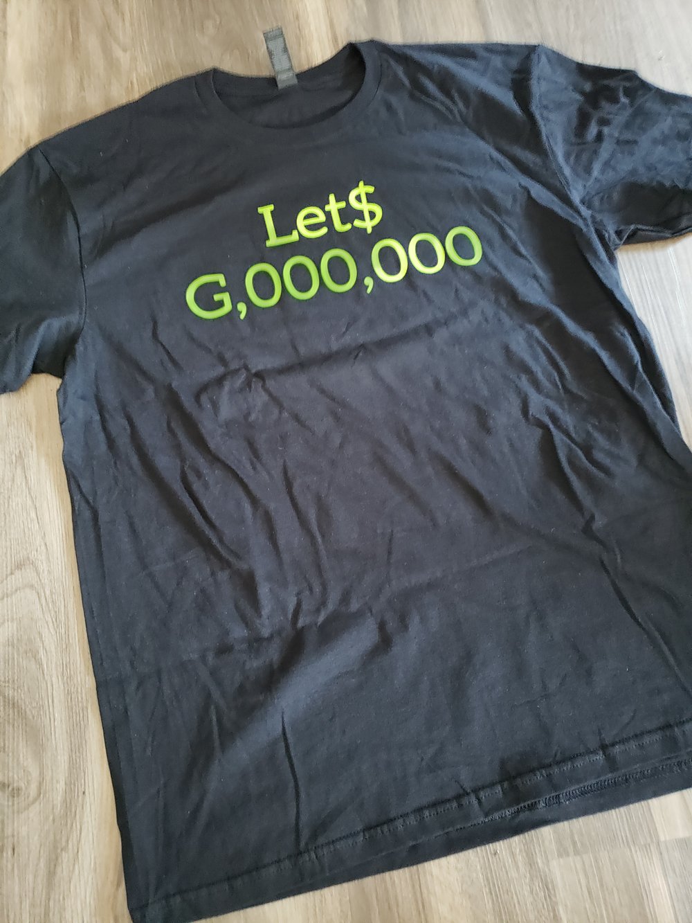 Image of Let$ G,000,000 Blk & Royal Blue T-Shirts 