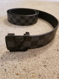 Image 3 of LV Belt Checker Black