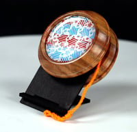 Image 5 of "USA" Exotic Carob Wood yo-yo, #2024-60