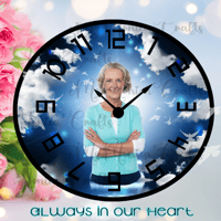 Image 3 of Memorial Wall Clocks - In Remembrance 