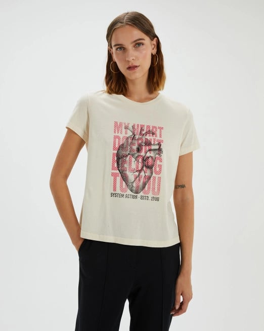 Image of 1-Camiseta Print Heart