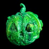 HAUNTED PUMPKIN ONE-OFF (GREEN SPLATTER)