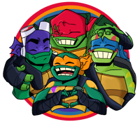 RISE OF THE TMNT | Brothers Hug Sticker