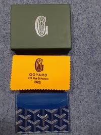 Image 8 of Goyard Card Holder Navy