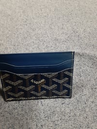 Image 3 of Goyard Card Holder Navy