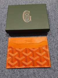 Image 2 of Goyard Card Holder Orange