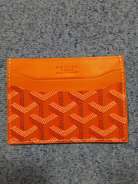 Image 1 of Goyard Card Holder Orange