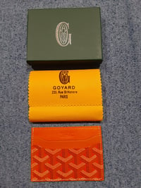 Image 9 of Goyard Card Holder Orange