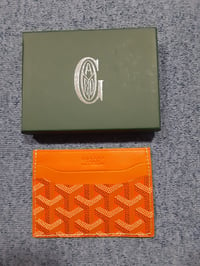 Image 7 of Goyard Card Holder Orange