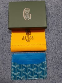 Image 8 of Goyard Card Holder Light Blue