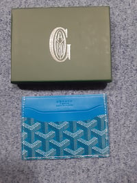 Image 3 of Goyard Card Holder Light Blue