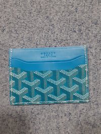 Image 1 of Goyard Card Holder Light Blue