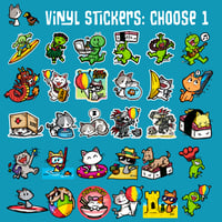 Vinyl Stickers (Choose 1)