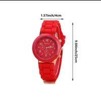 Image 1 of Glam Time Unisex watches (red)