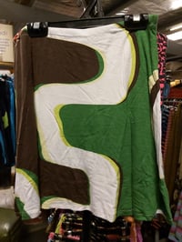 KAT skirt green/brown swirl medium