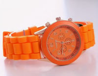 Image 1 of Glam Time Unisex watch (orange)