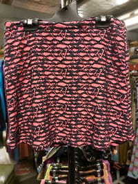Kat skirt 80s hot pink/black small & Large