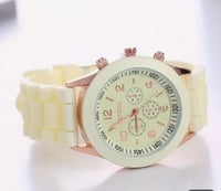 Image 1 of Glam Time Unisex Watch (glow in the dark)