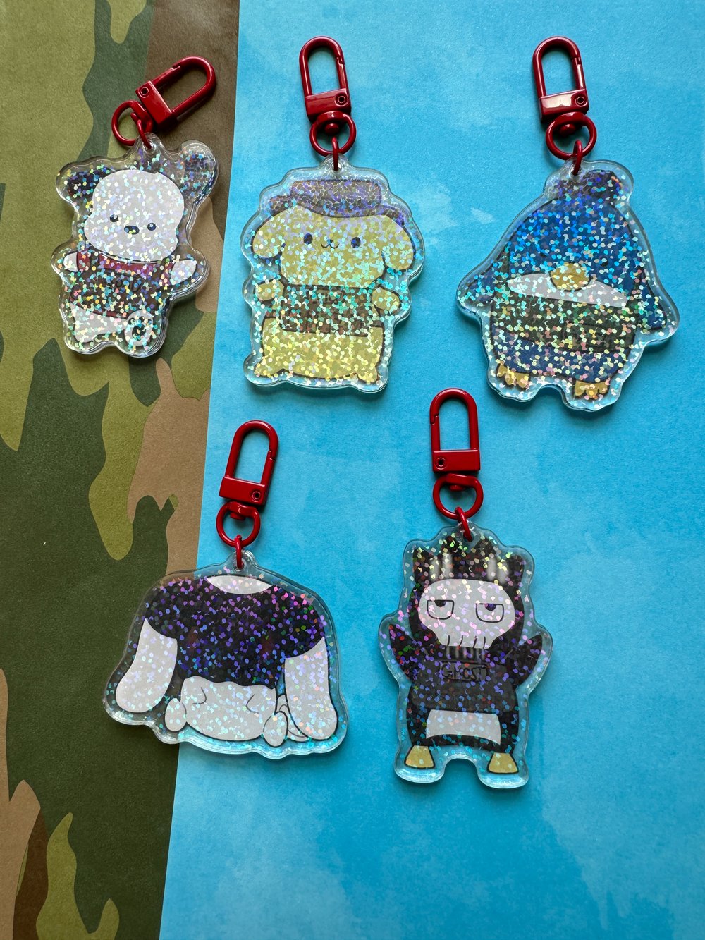 Image of Military Critter Keychainrs