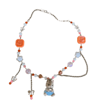 Image 1 of ―  the "sunset cat" calico critter necklace  ୨୧  ⋆ ˚