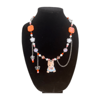 Image 2 of ―  the "sunset cat" calico critter necklace  ୨୧  ⋆ ˚