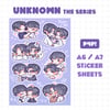 P4P YuanQian Stickers (Unknown the Series) - Sticker Sheets