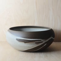 Image 2 of dark stoneware splash bowl