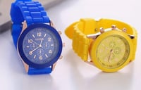 Image 2 of Glam Time Unisex Watch (yellow)